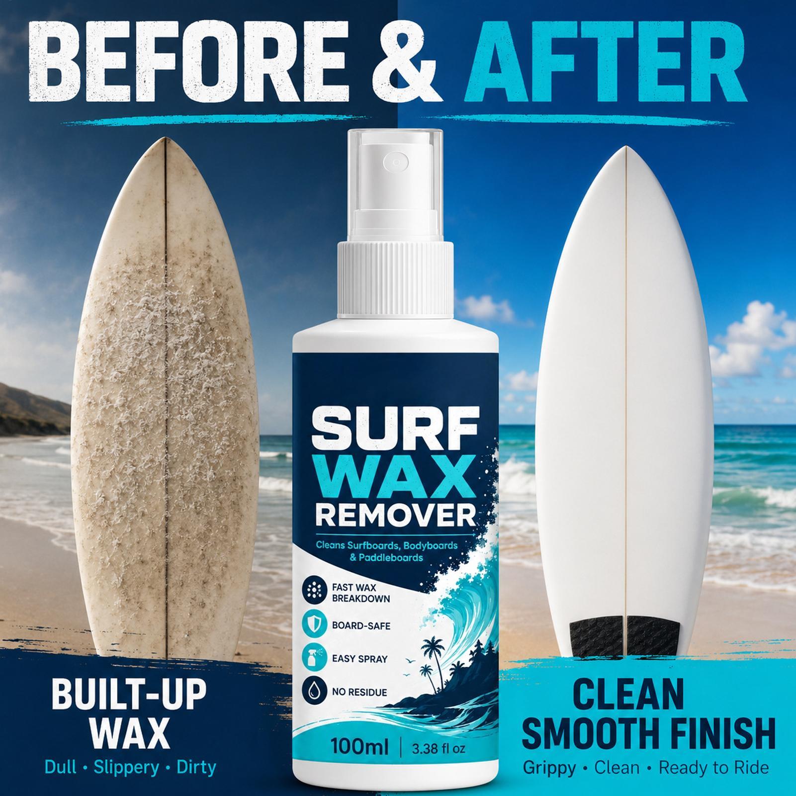Surfboard Wax Tropical - Sörf Balmumu Temizleyici Taşınabilir Çevre Dostu
