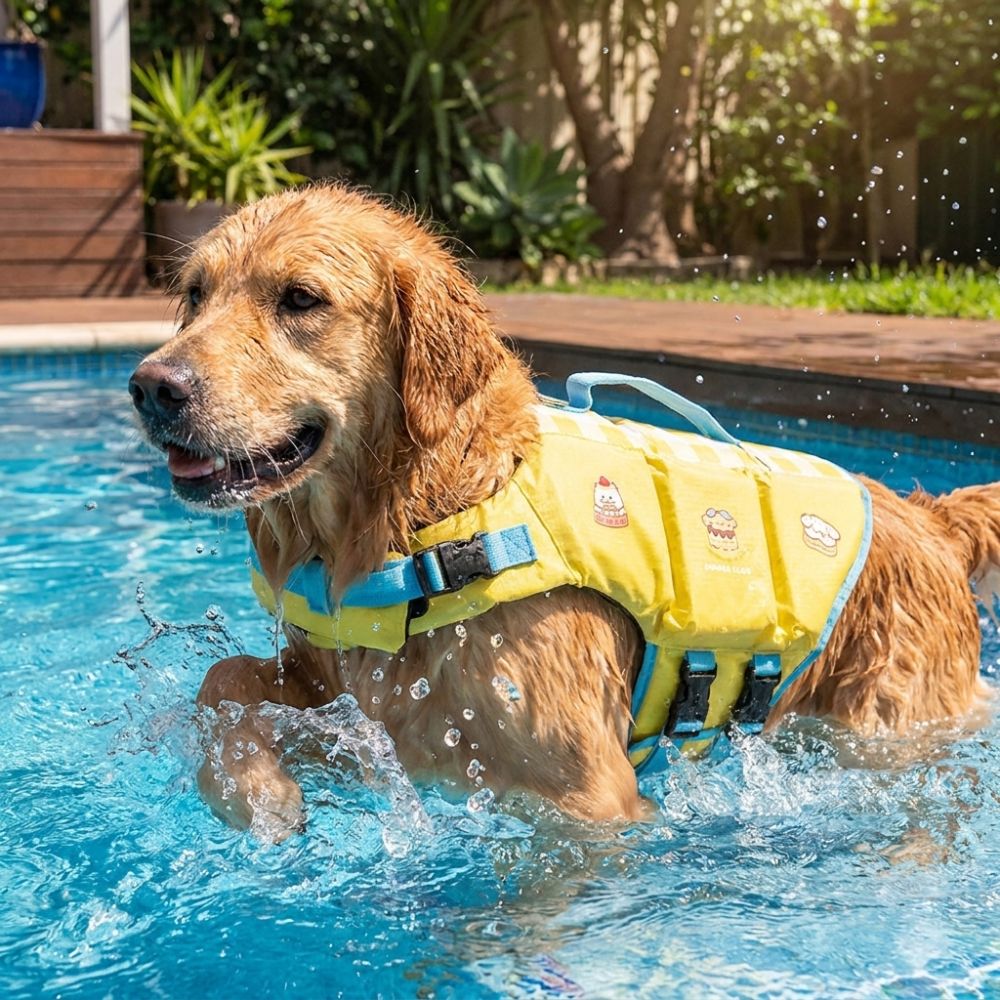 Life Jacket Buoyancy - Su geçirmez Köpek Can Yeleği Ayarlanabilir