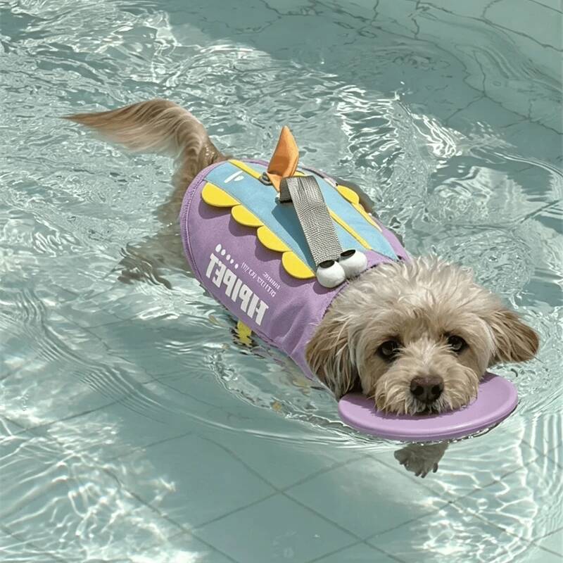 Life Jacket Buoyancy - Köpek Can Yeleği Sevimli Köpekbalığı Şeklinde